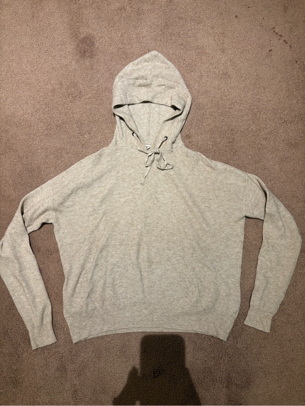 Retrod cream knit hoodie size small